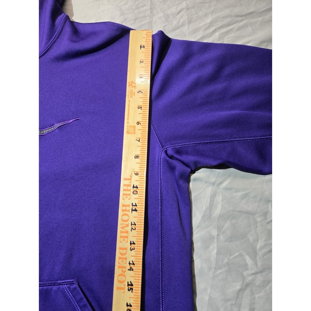 Nike Therma-FIT Purple and Gray Large Swoosh Pullover Hoodie Size Large Athletic - Picture 6 of 13